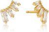 Ania Haie Oorbellen AH E018 04G 925 Sterling Zilver Glow Getter Goudkleurig online kopen