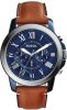 Fossil horloge FS5151 Grant Zilver, blauw online kopen