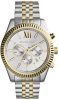 Michael Kors horloge MK8344 Lexington Zilver, goud online kopen