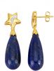 KLiNGEL Oorbellen met lapis lazuli en synth. zirkonia Goudkleur online kopen