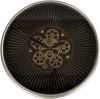 Homestylingshop.nl Klok industrieel Guus wandklok zwart goud wandklok met tandwielen 54cm online kopen