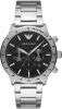 Emporio Armani Ar11241 horloges , Grijs, Heren online kopen