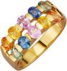 KLiNGEL Damesring met saffieren Multicolor online kopen