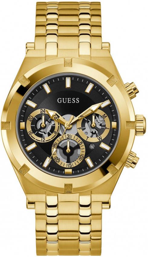 Guess Horloges Watch Continental GW0260G2 Goudkleurig online kopen