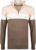 Quick-Q1905 2 voor 149 | Heren Trui Kralingen | Taupe/Licht Beige/Witgrijs online kopen