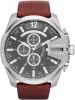 Diesel horloge Mega Chief DZ4290 bruin/zilverkleur online kopen