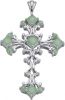 KLiNGEL Hanger met jade, van echt zilver Zilverkleur online kopen