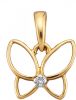 KLiNGEL Hanger met diamant Geelgoudkleur online kopen