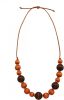KLiNGEL Ketting met houten kraaltjes Multicolor online kopen